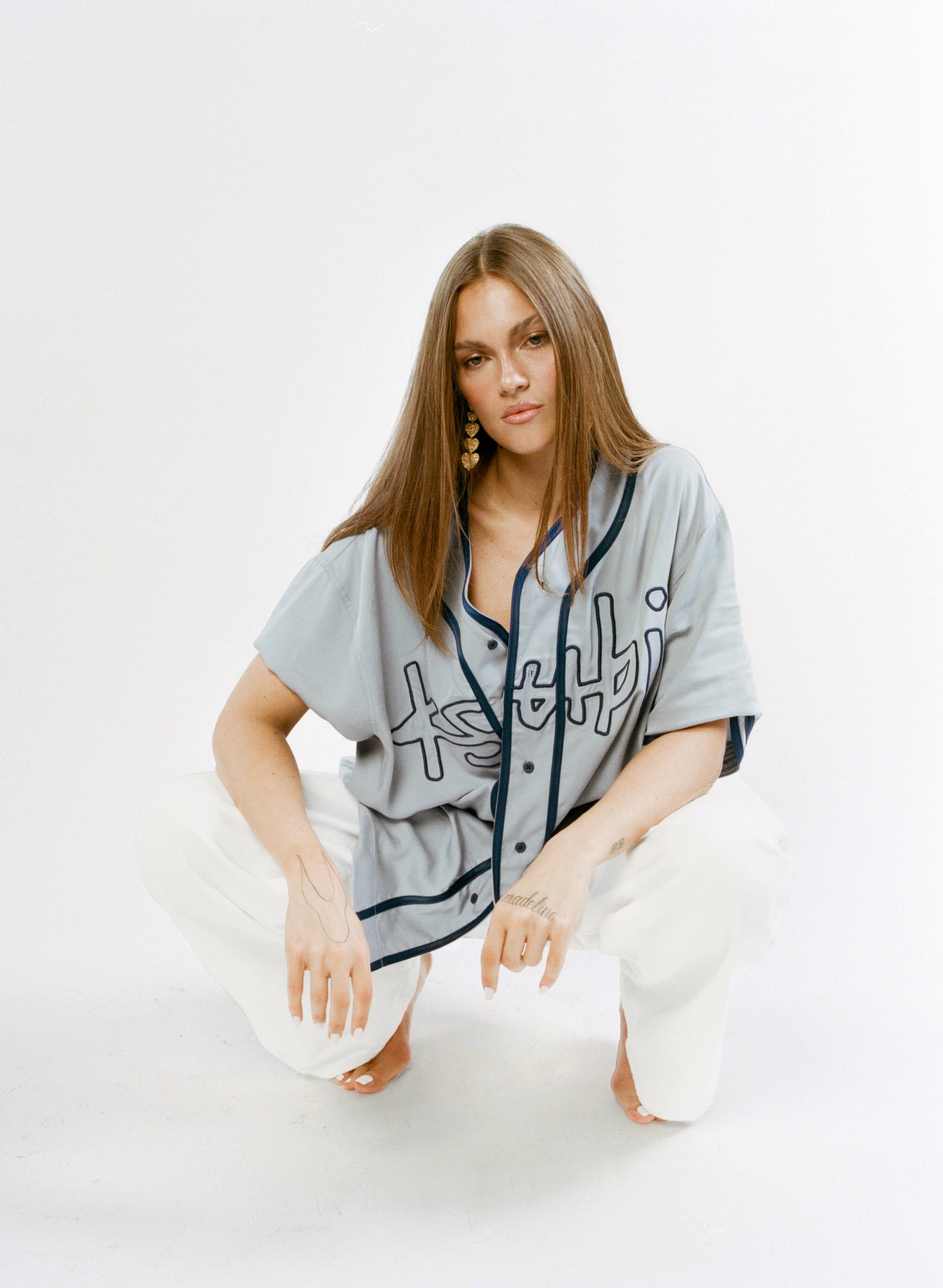 WOMENS KSUPER FLY BAGGY DENIM JEANS