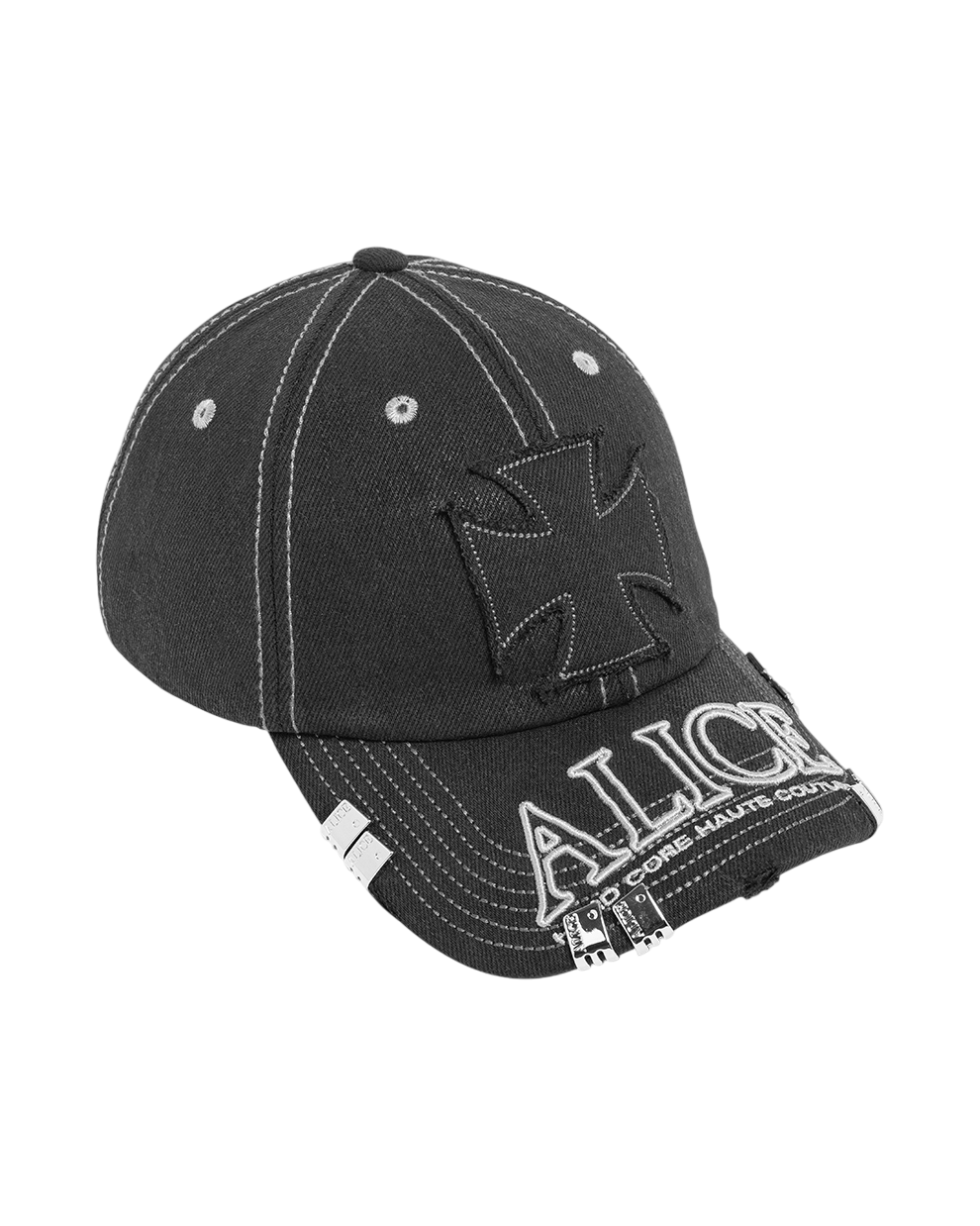 KSUBI X ALICE HOLLYWOOD ATELIER CAP BLACK WAX HEADWEAR