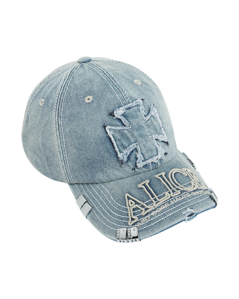 KSUBI X ALICE HOLLYWOOD ATELIER CAP PUNK BLUE HEADWEAR