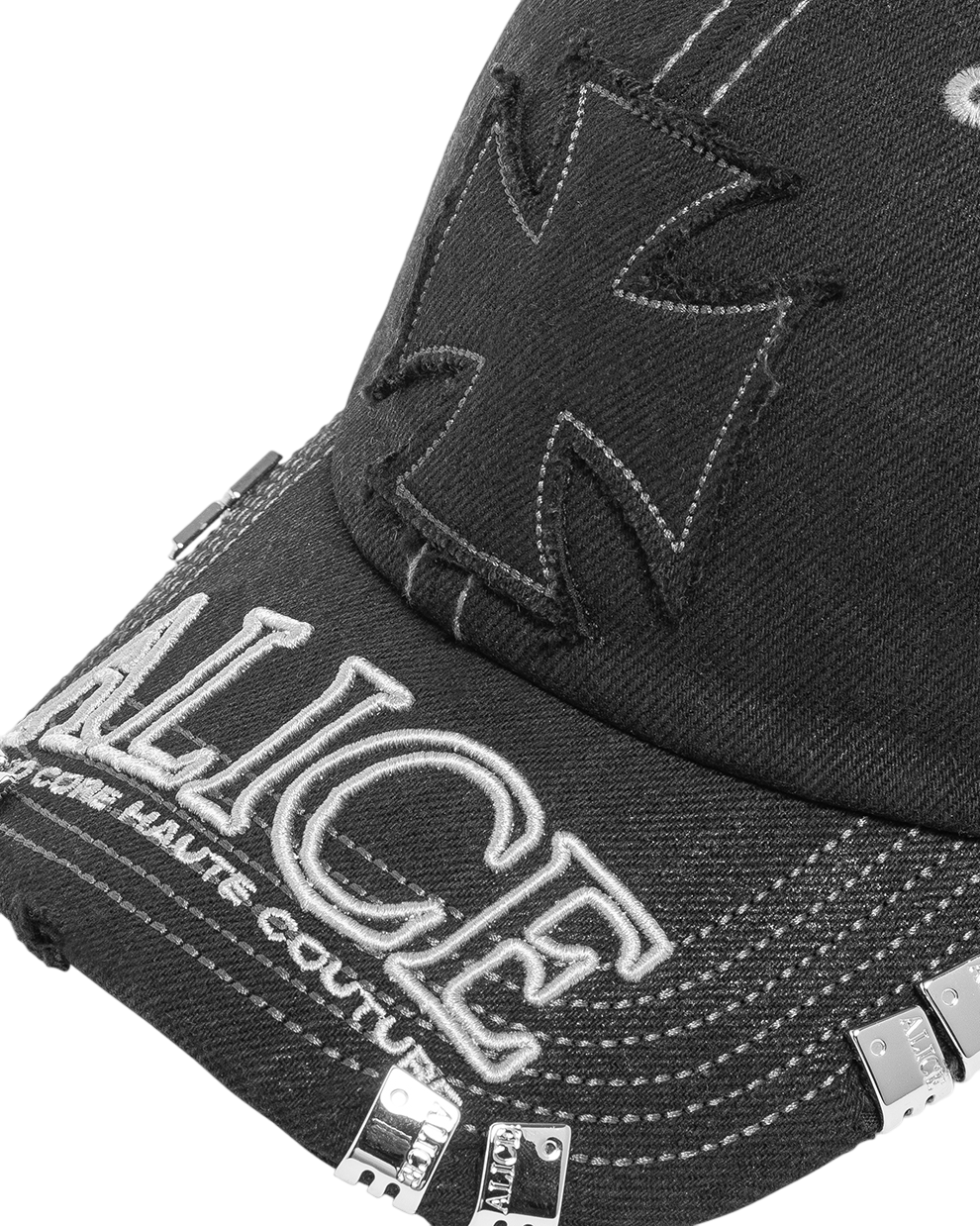 KSUBI X ALICE HOLLYWOOD ATELIER CAP BLACK WAX HEADWEAR