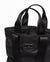  MADE IN HEAVEN NYLON LEATHER TOTE BLACK BAGS