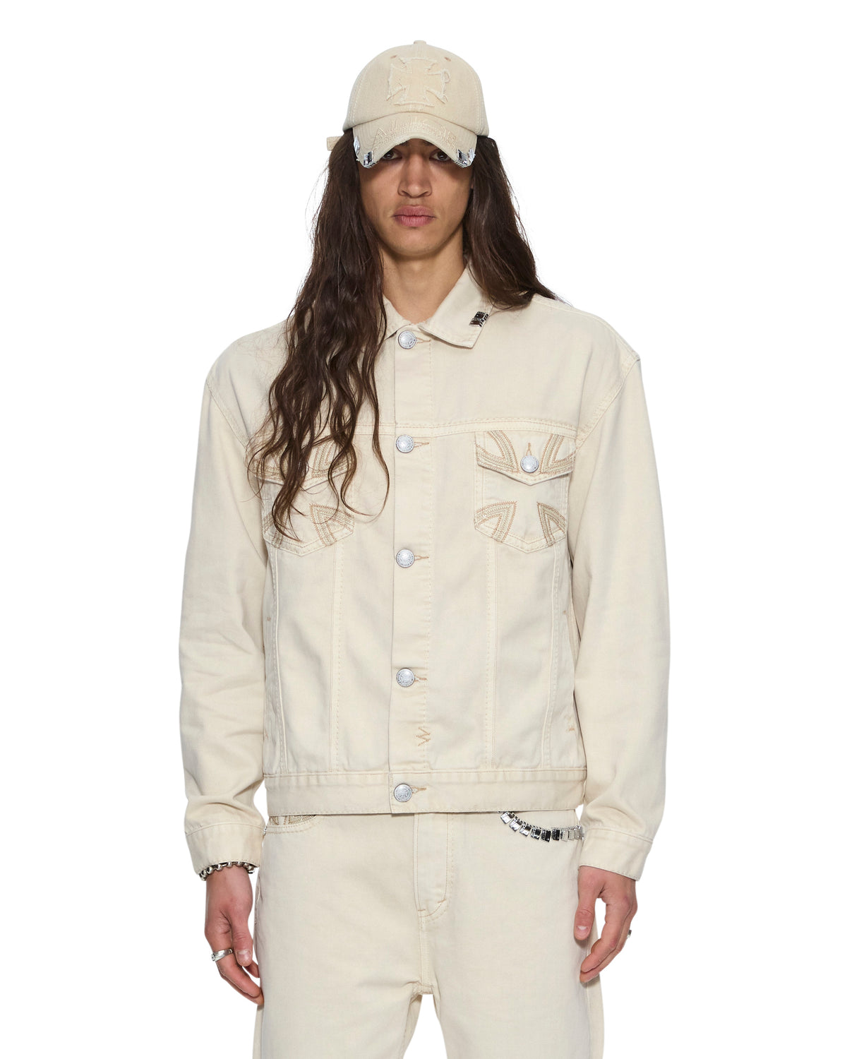 KSUBI X ALICE HOLLYWOOD OH G JACKET IVORY