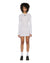 WOMENS  CRAWFORD LS MINI DRESS WHITE FITTED DRESSES