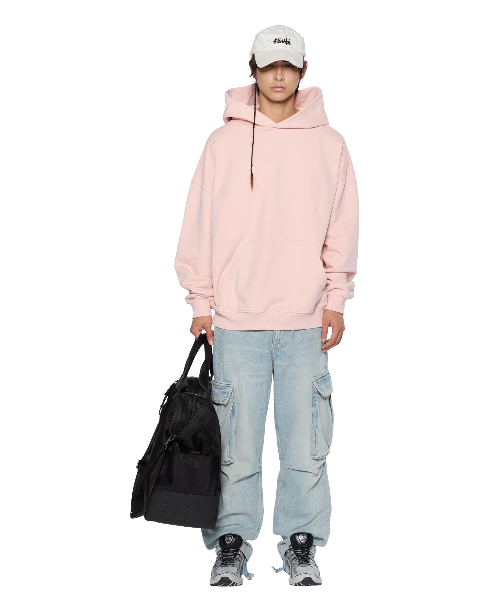 MENS INTRUDER EKCESS HOODIE MAGNOLIA OVERSIZED FLEECE