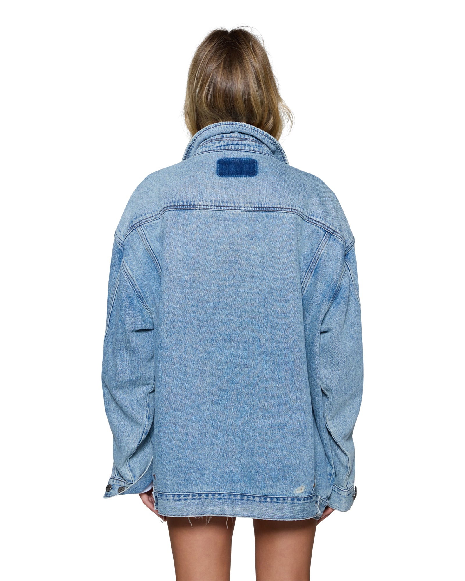 WOMENS  KSUPER OVERSIZED JACKET BABES BLUE OVERSIZED JACKETS