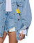 WOMENS  KSUPER OVERSIZED JACKET BABES BLUE OVERSIZED JACKETS
