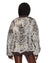 WOMENS  MOWALOLA BOMBER CHEETAH TRASHED OVERSIZED JACKETS