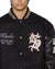 MENS  PLAYOFF VARSITY JACKET BLACK OVERSIZED JACKETS