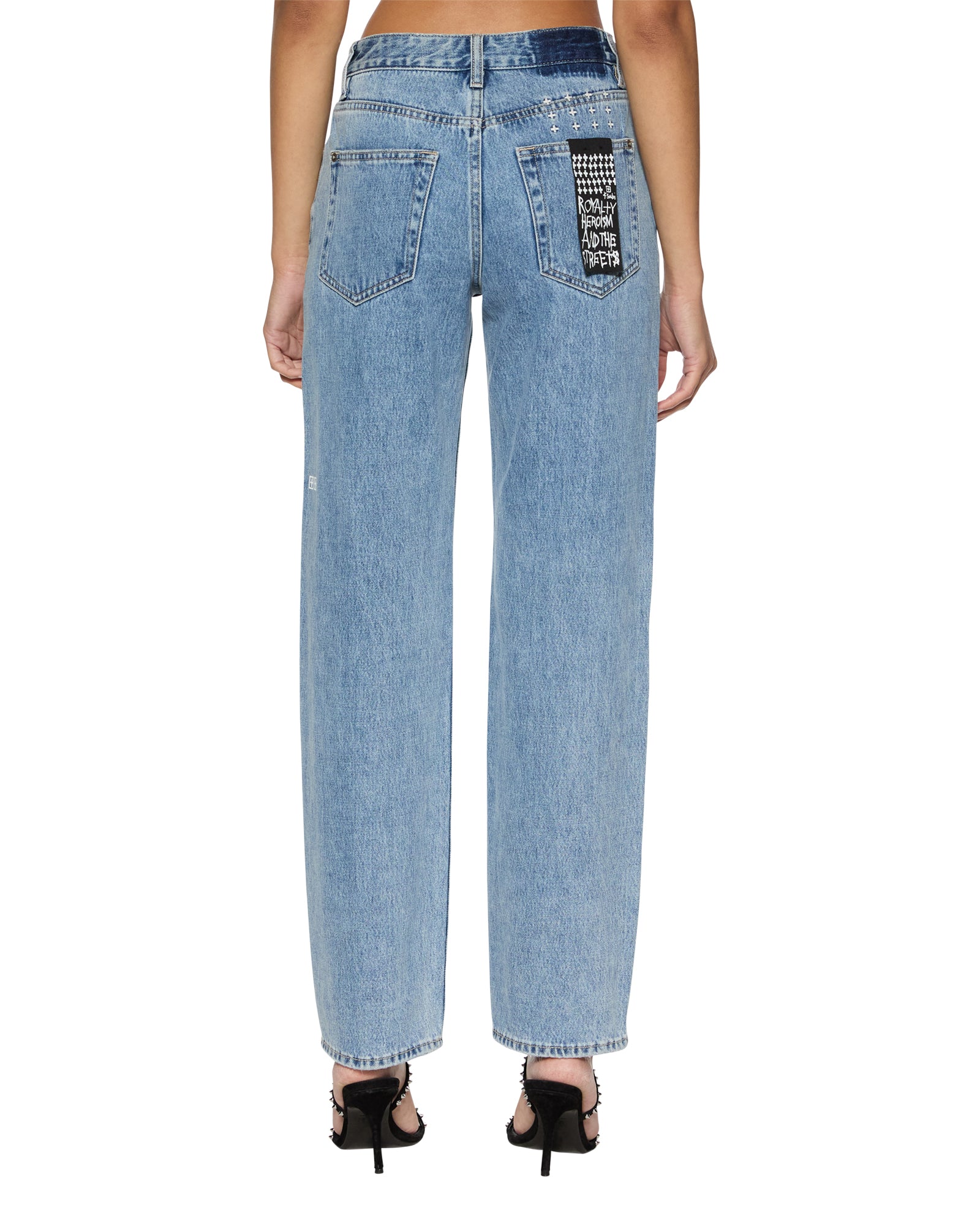 WOMENS  BROOKLYN AUTHENTIK STRAIGHT DENIM JEANS