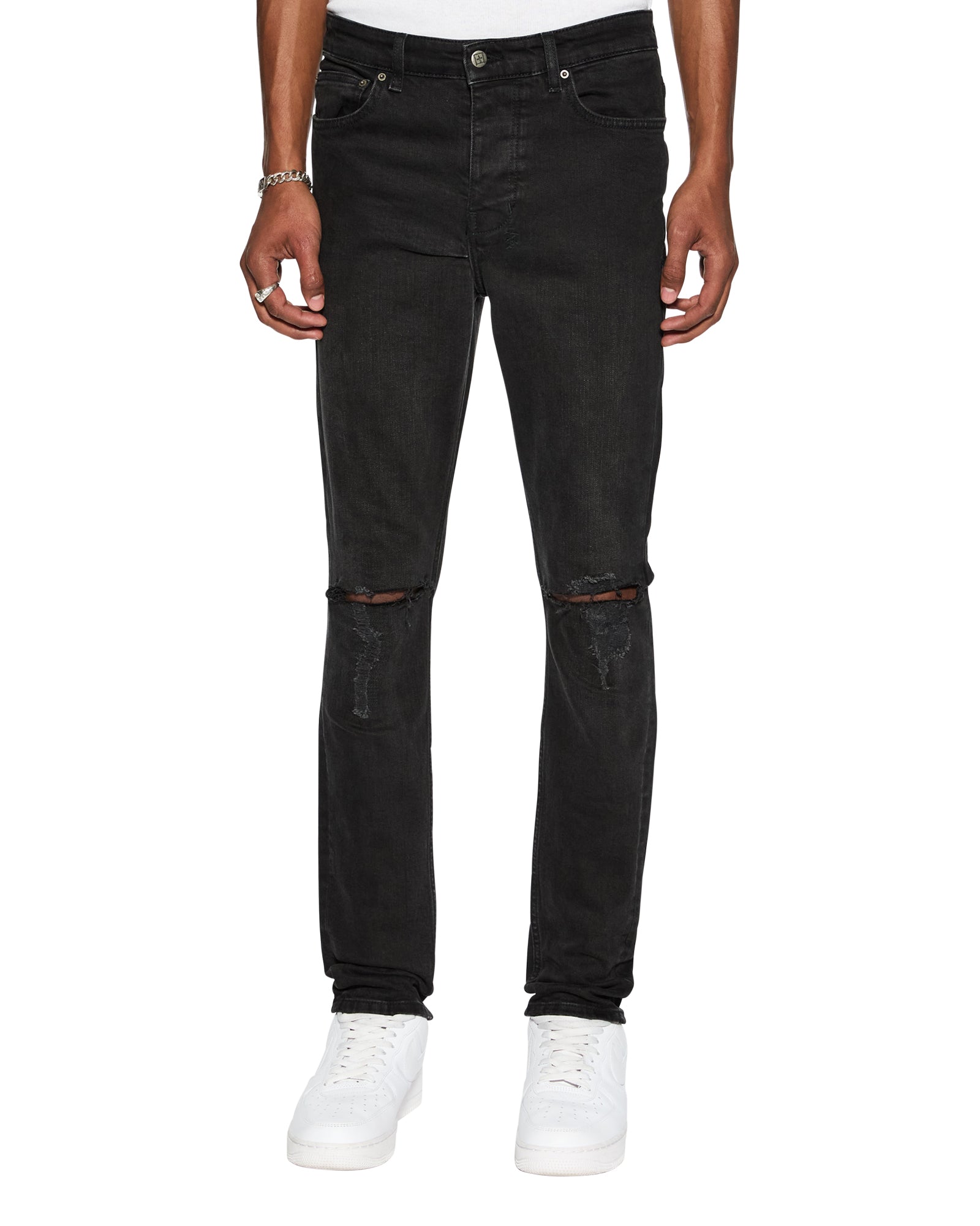 MENS CHITCH KROW KRUSHED SLIM DENIM JEANS