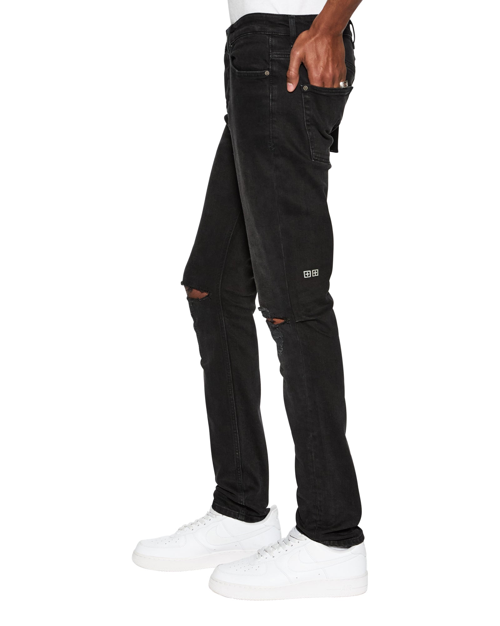MENS CHITCH KROW KRUSHED SLIM DENIM JEANS