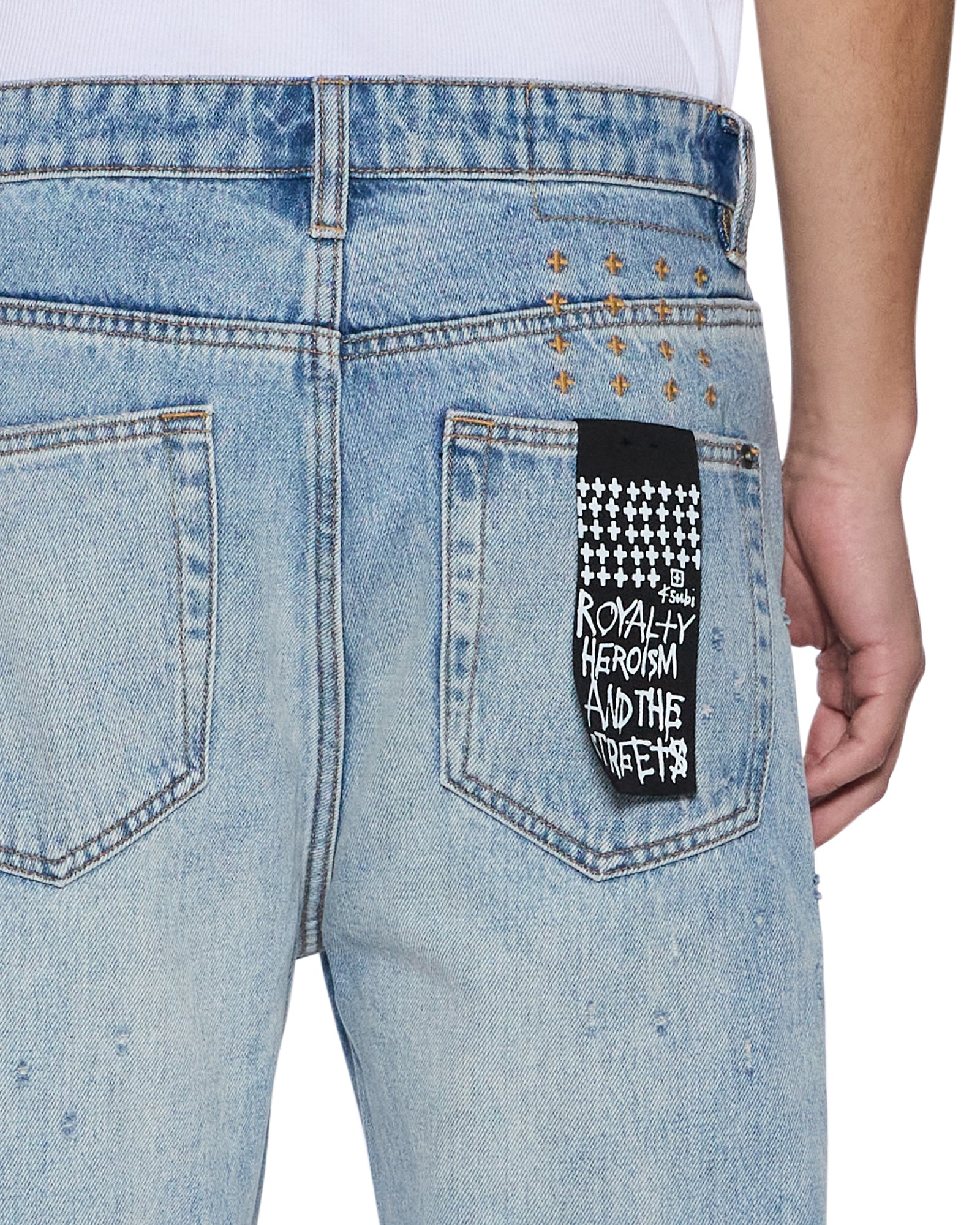 MENS  HAZLOW MANHATTAN STRAIGHT DENIM JEANS