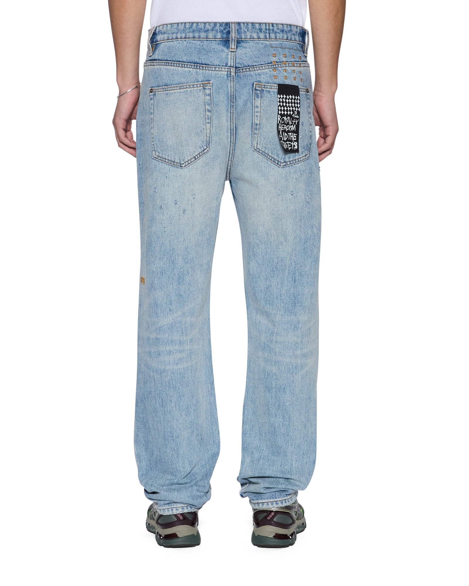 MENS  HAZLOW MANHATTAN STRAIGHT DENIM JEANS
