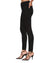 WOMENS  HI N WASTED JET BLACK SKINNY DENIM JEANS