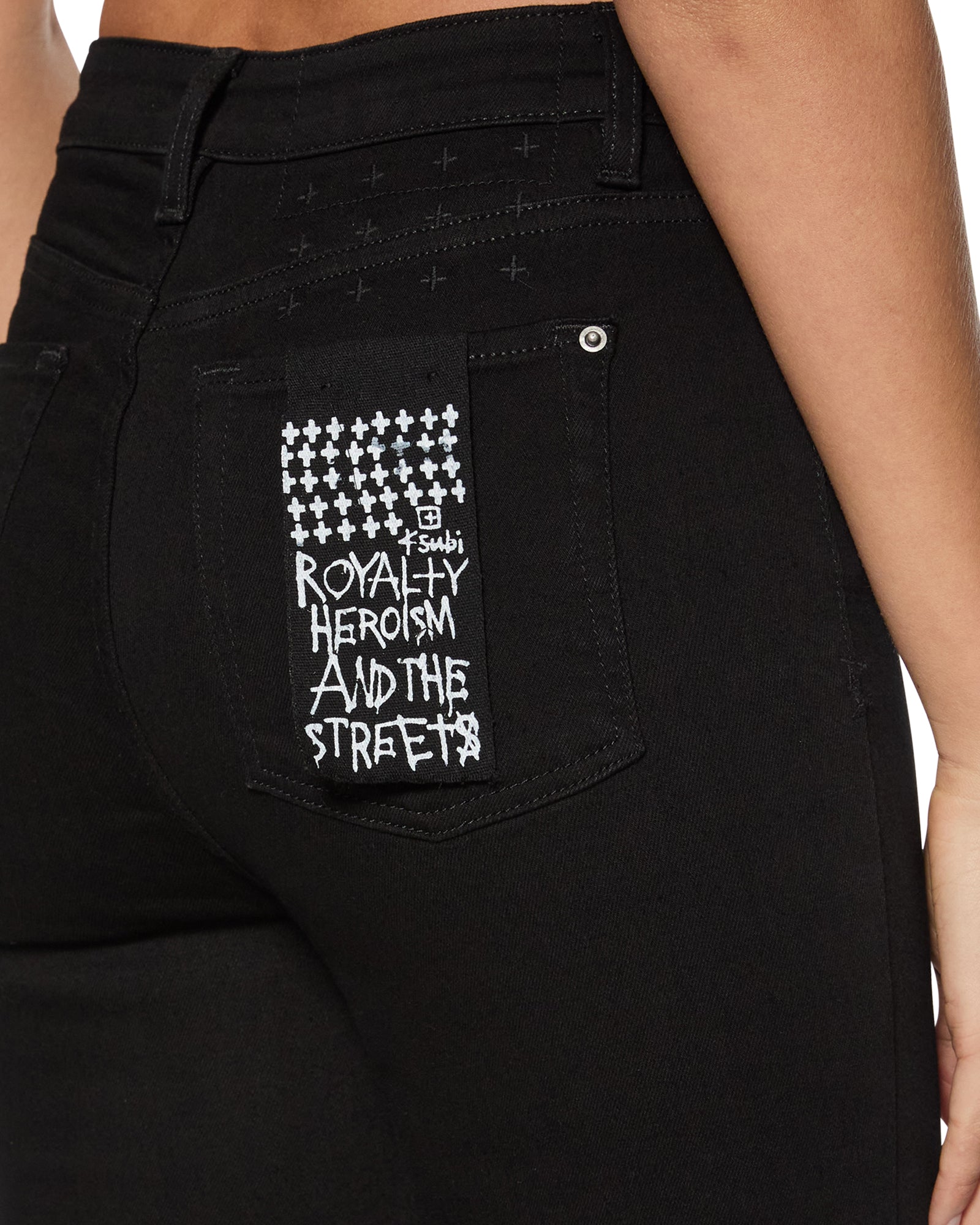 WOMENS  HI N WASTED JET BLACK SKINNY DENIM JEANS