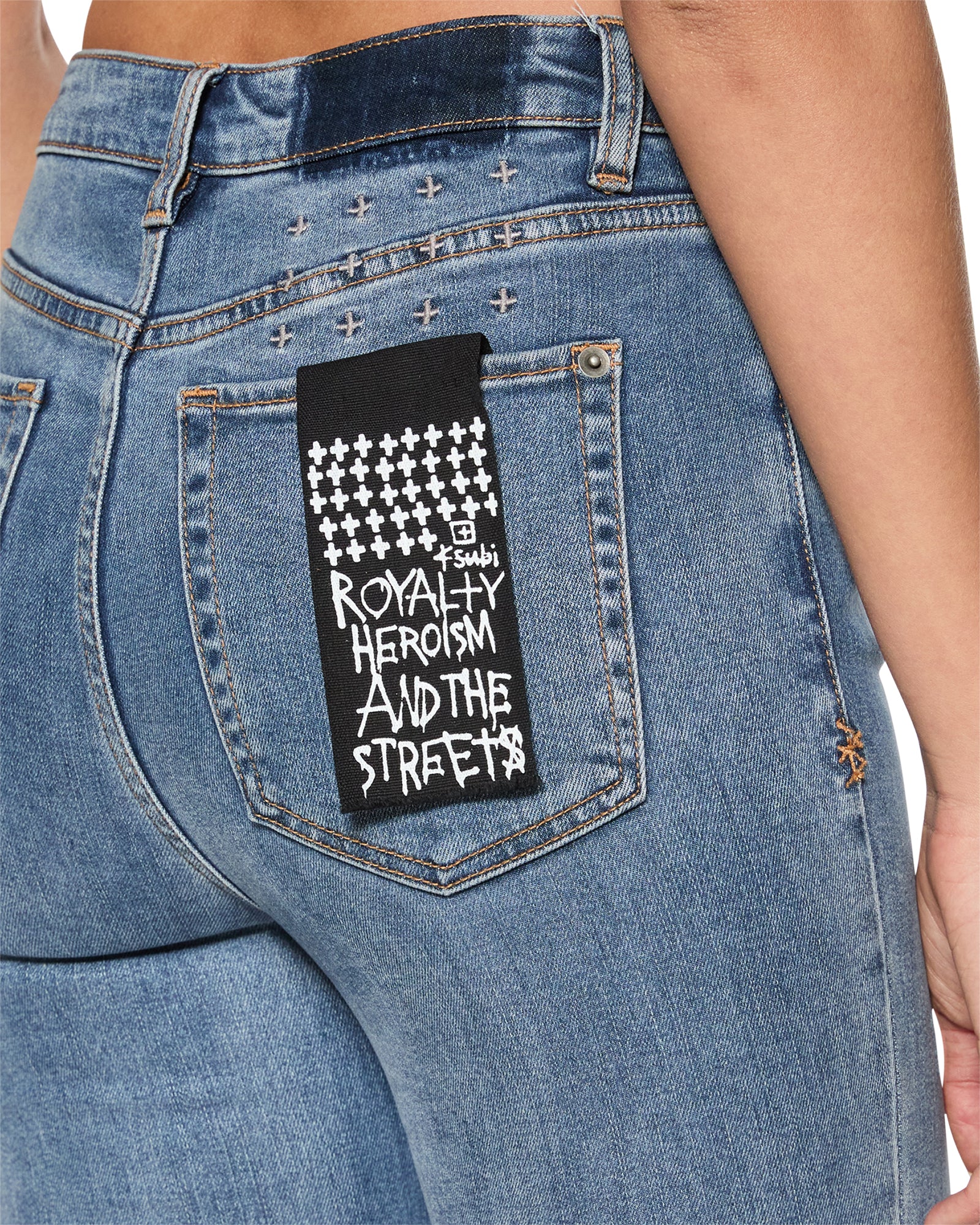 WOMENS  HI N WASTED TRUE VINTAGE SKINNY DENIM JEANS