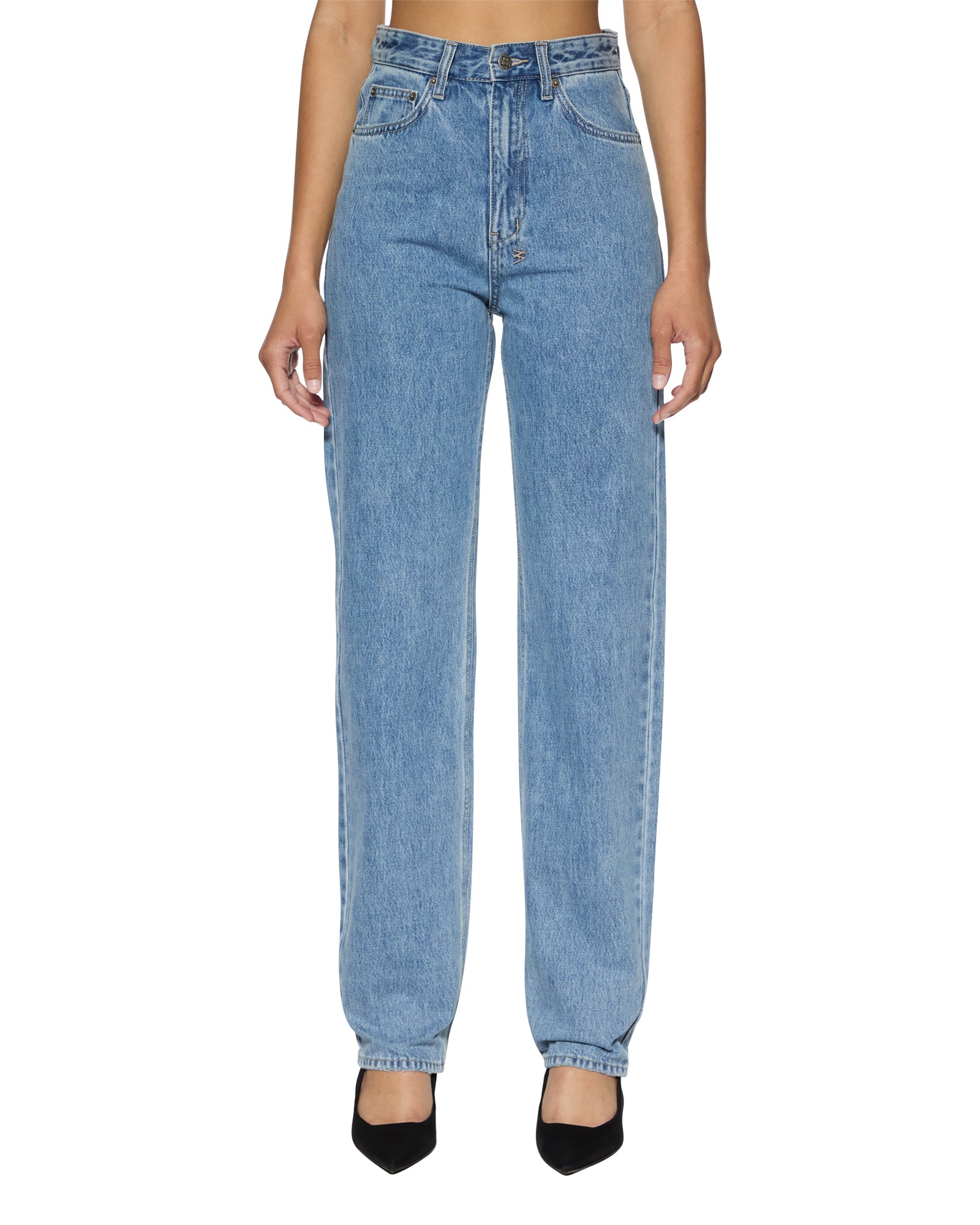 WOMENS PLAYBACK AUTHENTIK STRAIGHT DENIM JEANS