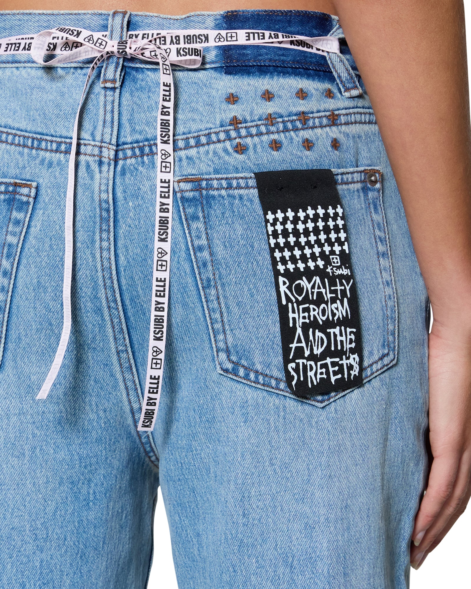 WOMENS  ICON JEAN BABES BLUE SLIM STRAIGHT DENIM JEANS