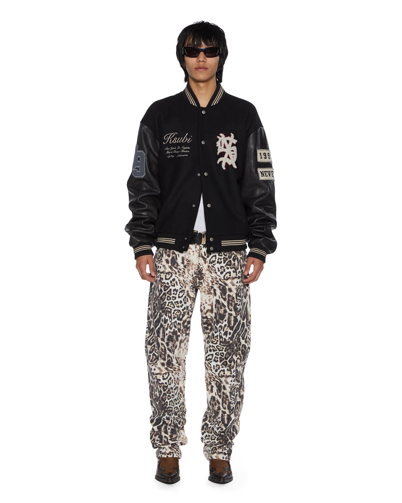 WOMENS  MOWALOLA ANTI K CHEETAH RELAXED DENIM JEANS