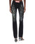 WOMENS  MOWALOLA JEAN BLACK CHEETAH SLIM DENIM JEANS