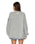 WOMENS  COSY KNIT LIGHT GREY REGULAR KNITWEAR