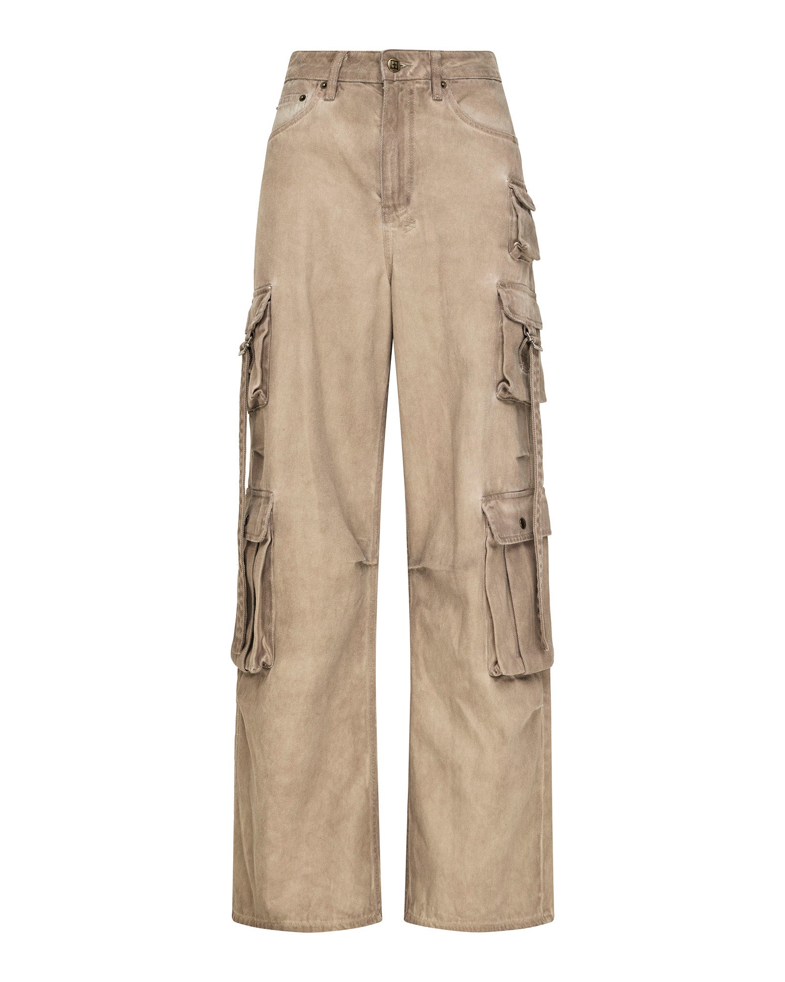 WOMENS  KSUPER CARGO TERRA BAGGY DENIM JEANS