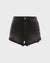 WOMENS  ROLLIN OUT SHORT TRASHED BLACK RELAXED WALKSHORTS