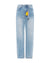 WOMENS  ICON JEAN BABES BLUE SLIM STRAIGHT DENIM JEANS