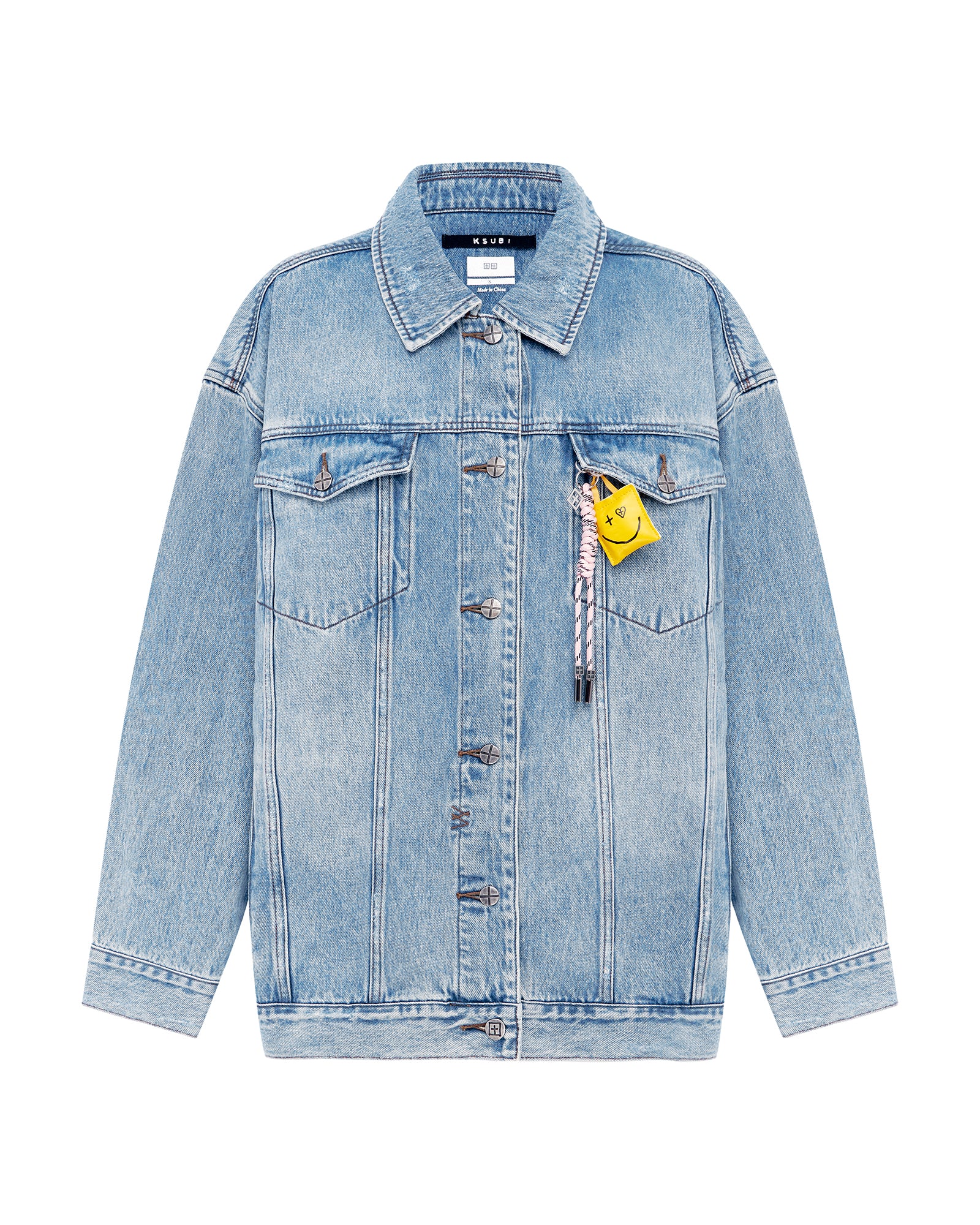 WOMENS  KSUPER OVERSIZED JACKET BABES BLUE OVERSIZED JACKETS