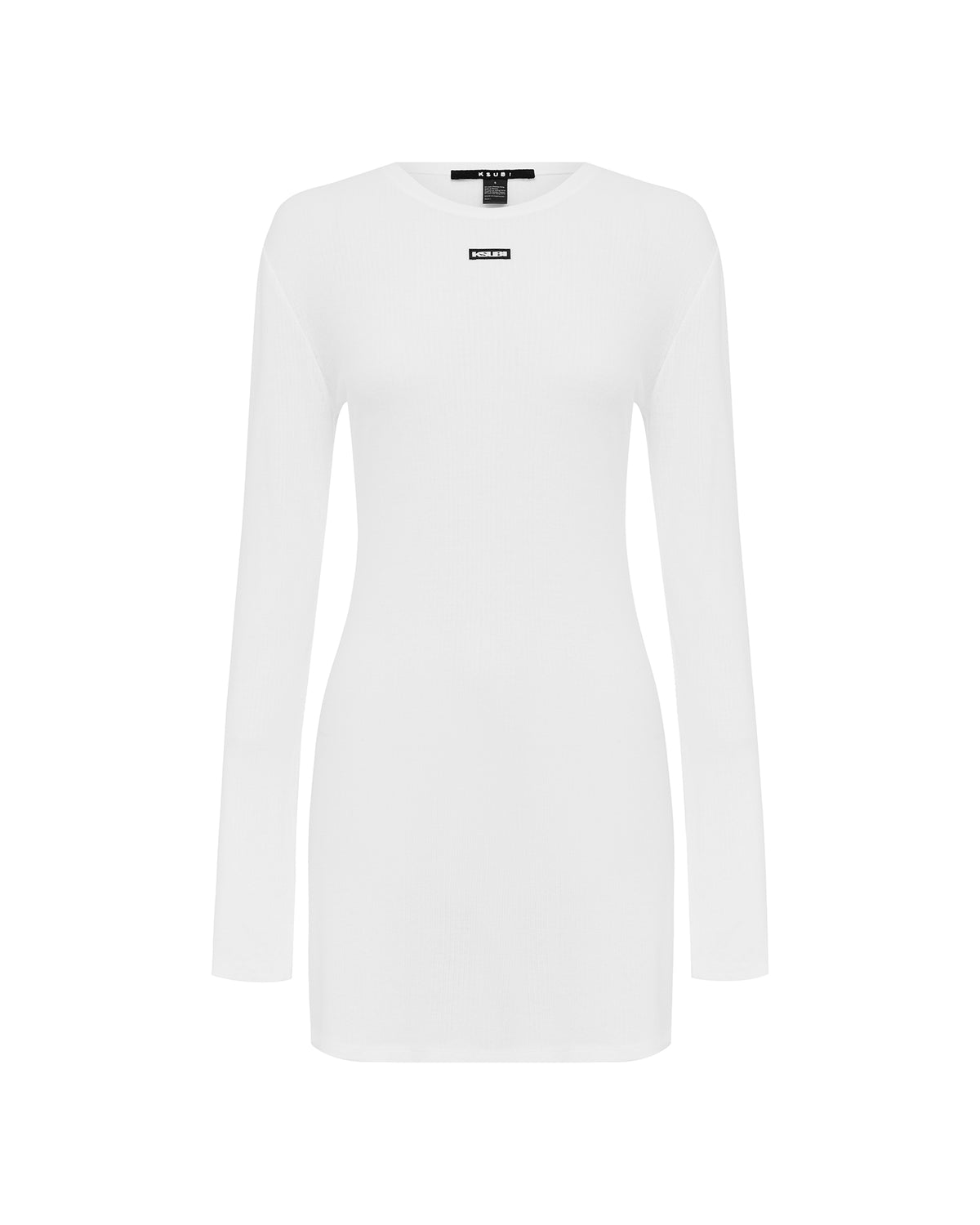 CRAWFORD LS MINI DRESS WHITE