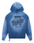 MENS  ACE EKCESS HOODIE INK FADE OVERSIZED FLEECE
