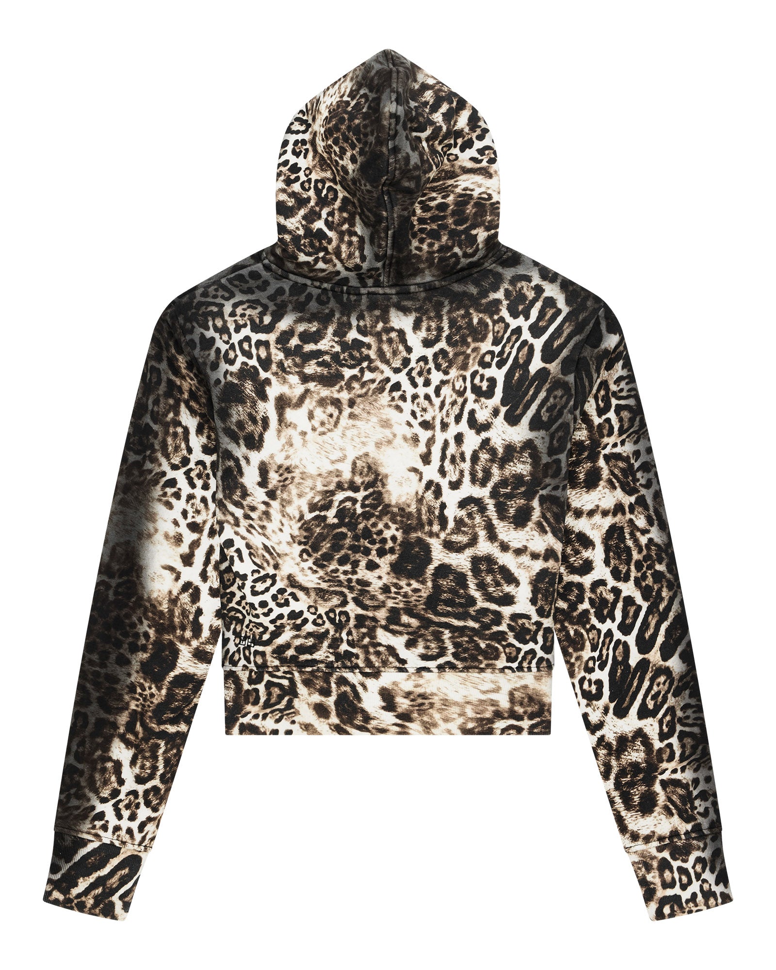 WOMENS  MOWALOLA ZIP HOODIE CHEETAH SLIM FLEECE