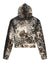 WOMENS  MOWALOLA ZIP HOODIE CHEETAH SLIM FLEECE