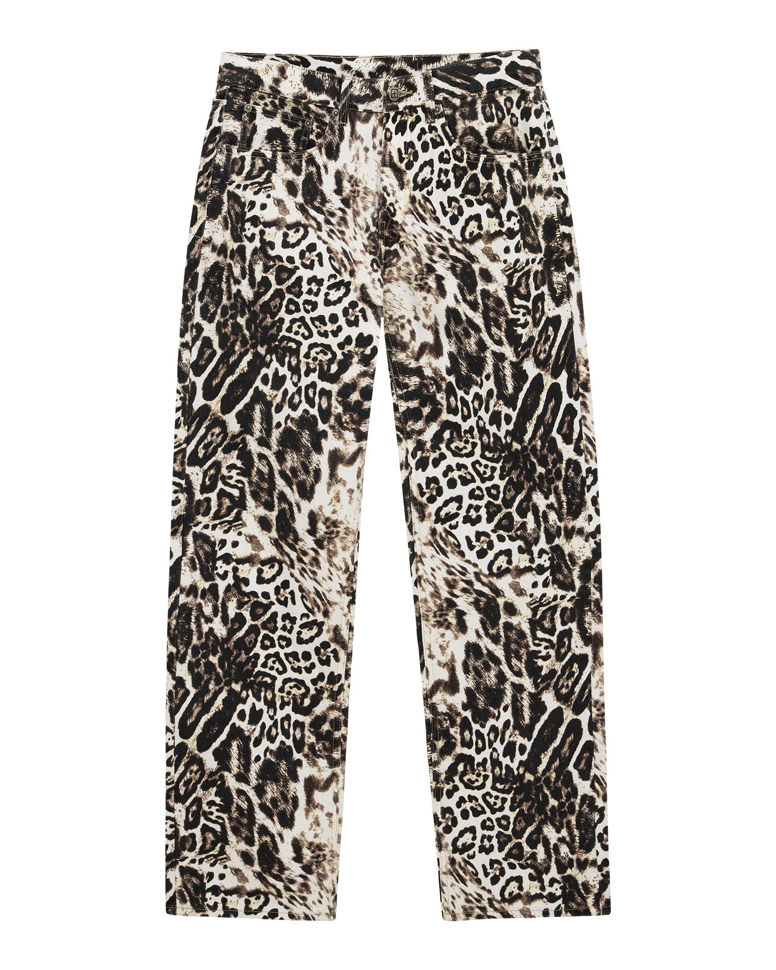 WOMENS  MOWALOLA ANTI K CHEETAH RELAXED DENIM JEANS