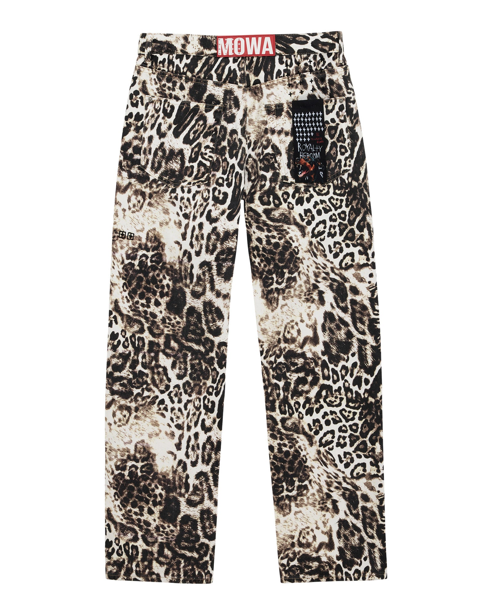 WOMENS  MOWALOLA ANTI K CHEETAH RELAXED DENIM JEANS
