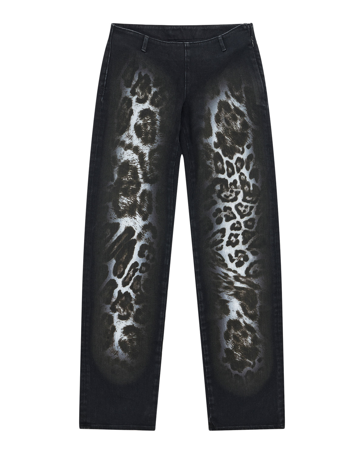 MOWALOLA JEAN BLACK CHEETAH