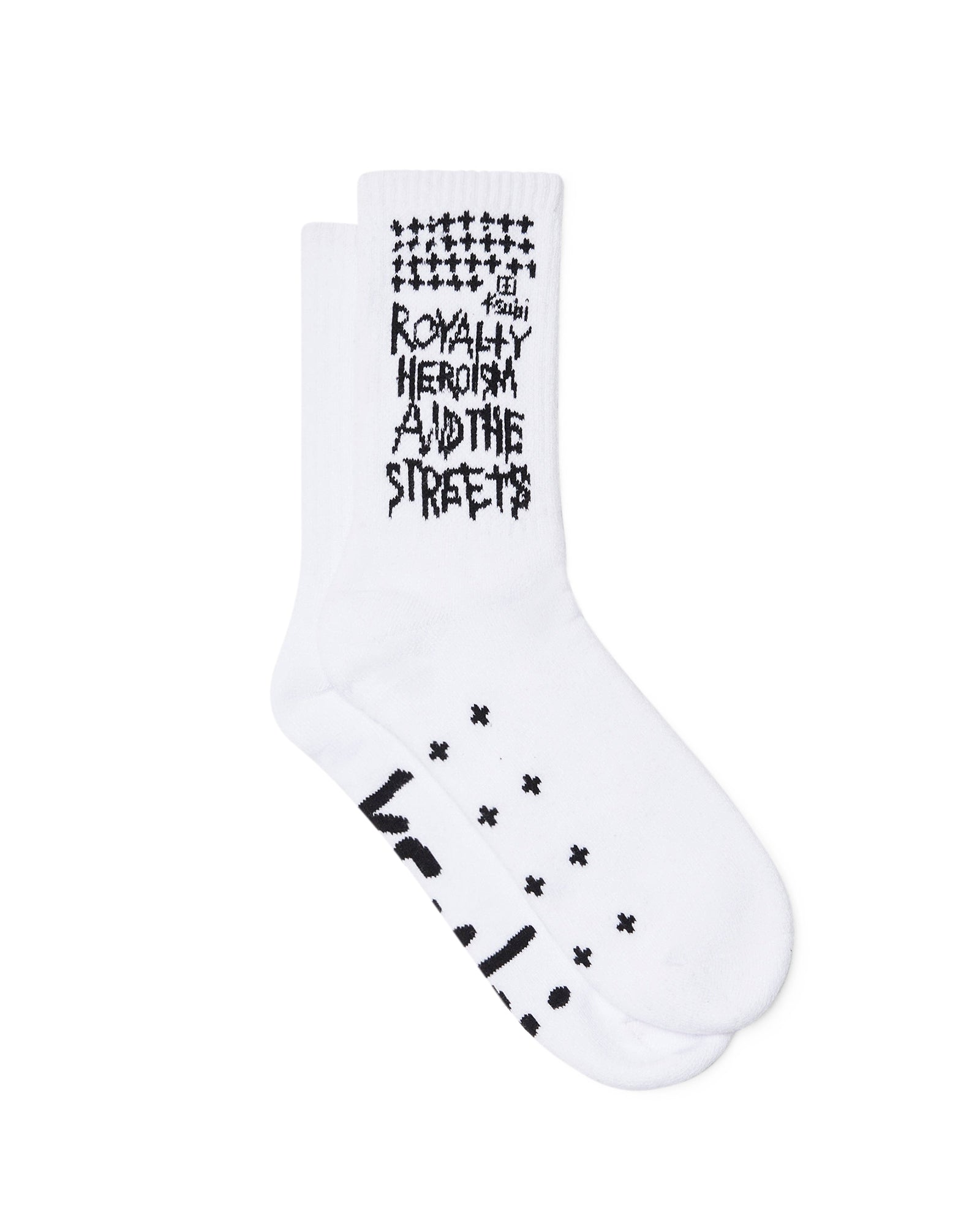 ROYALTY KSOCKS WHITE/BLACK ACCESSORIES