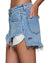 WOMENS  ELLE SHORT BABES BLUE A LINE WALKSHORTS