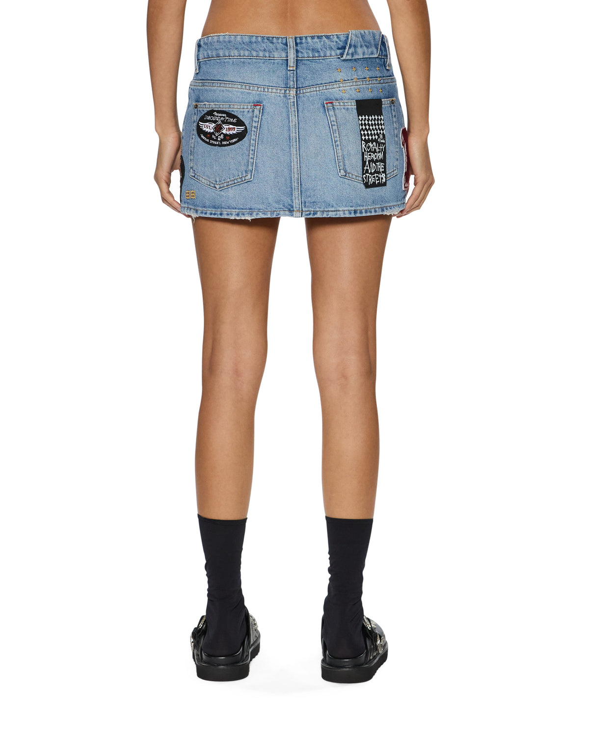 MICRO MINI SKIRT HORIZON PATCH
