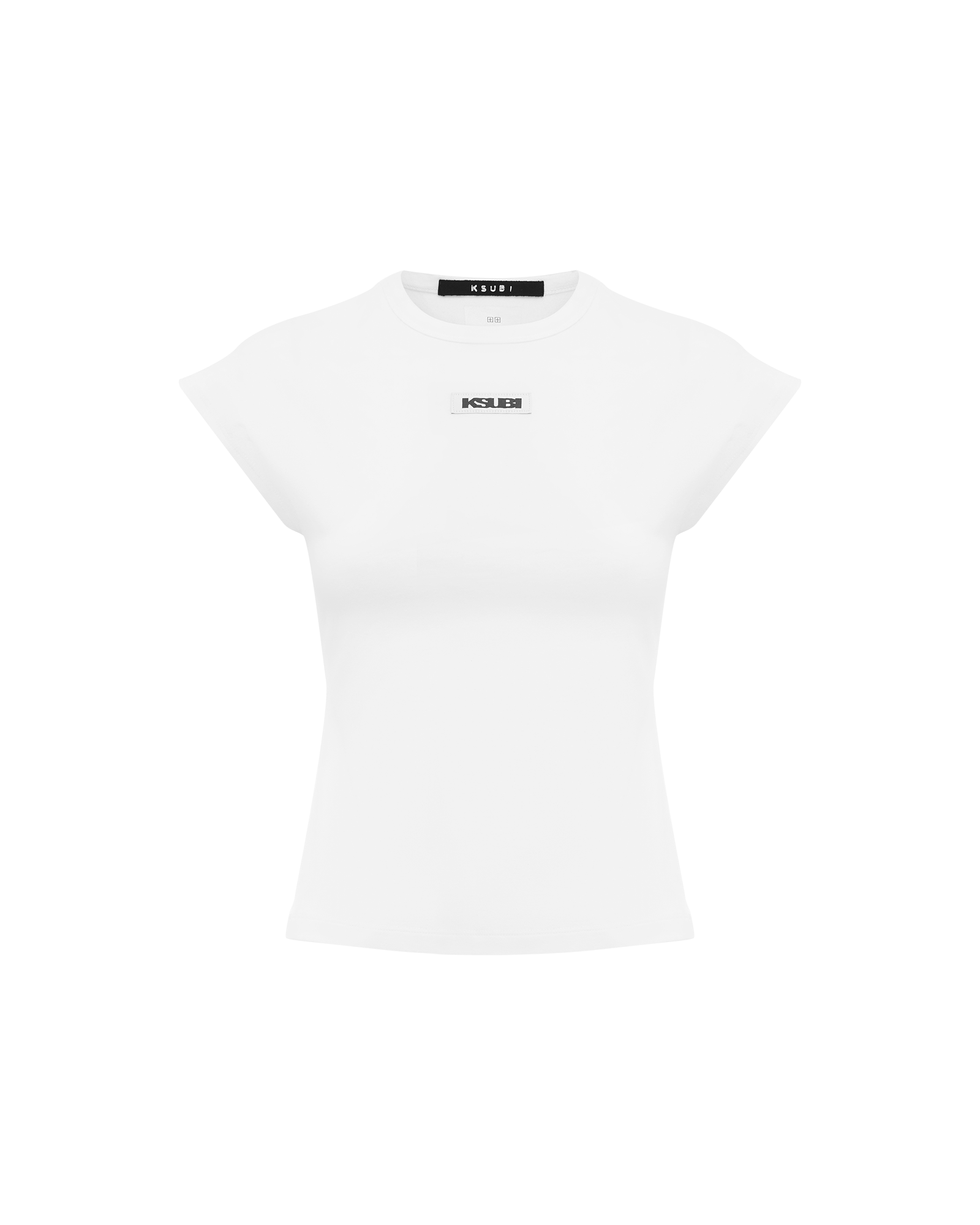 WOMENS  STAPLE TEE WHITE FITTED TEES