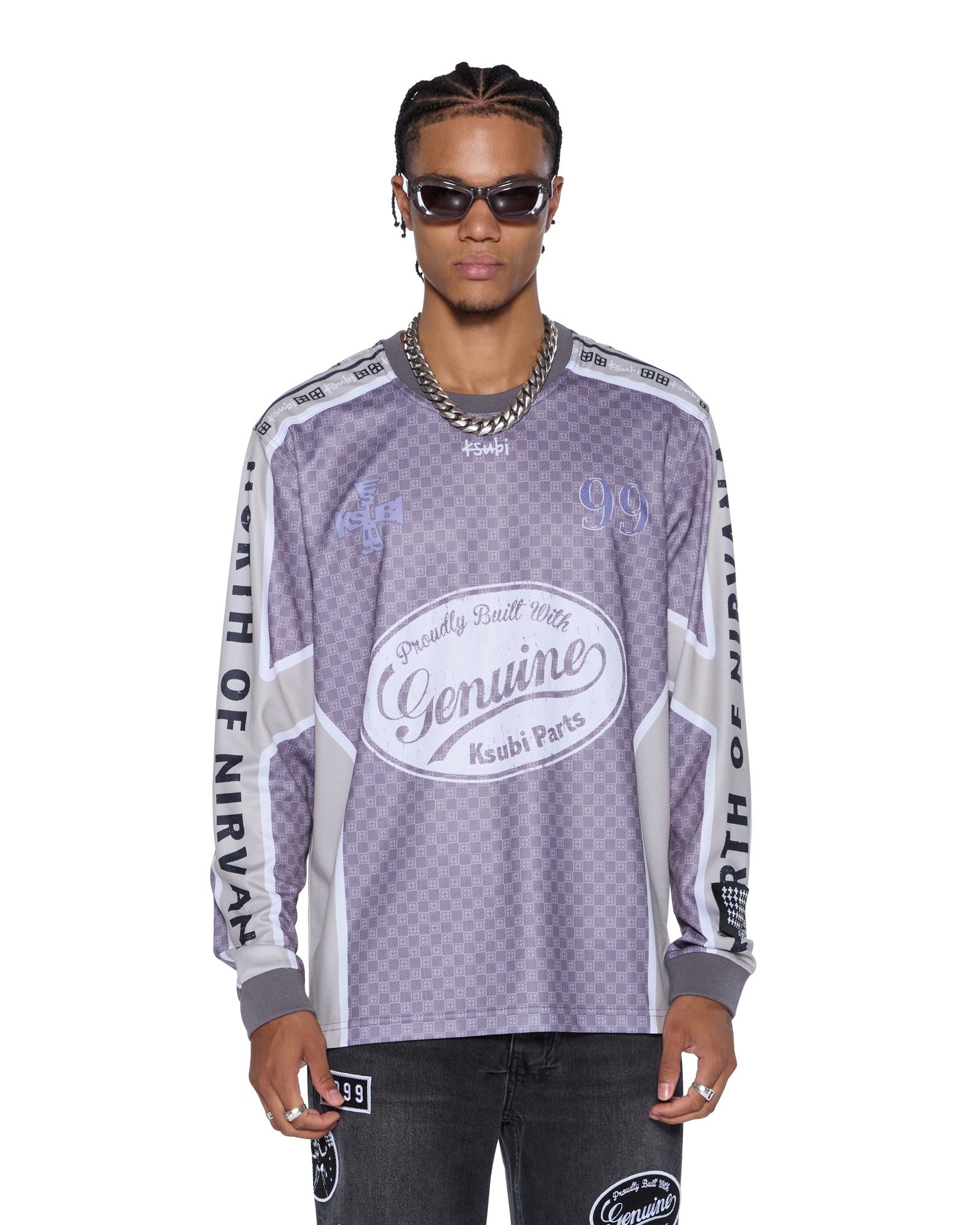 GARAGE LS MOTO JERSEY MOSS BLACK