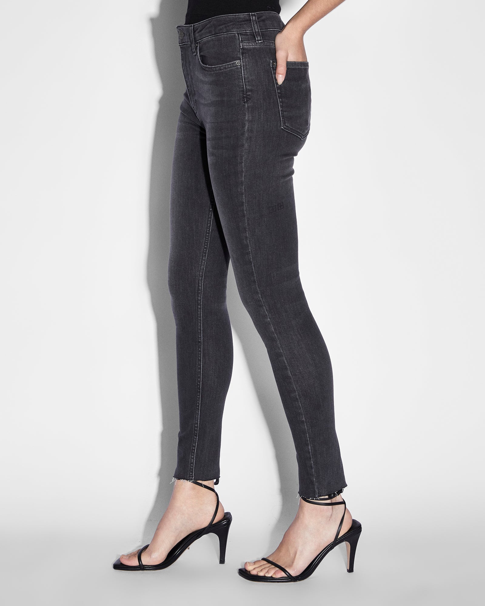 WOMENS  HI N WASTED DIABLO SKINNY DENIM JEANS